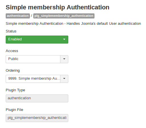 Authentication plugin for Membership website software