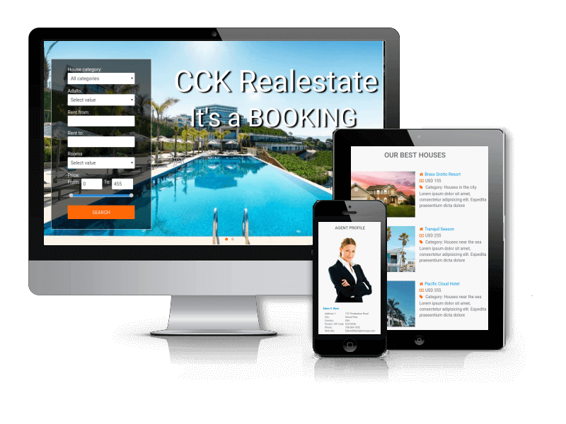 Booking - Real Estate Website template