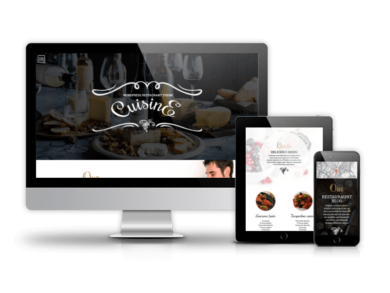 Cuisine - WordPress restaurant theme