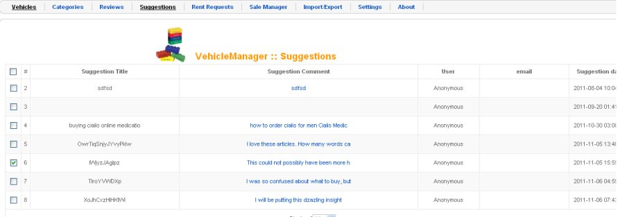 Vehicle manager 14_1 Vehicle manager