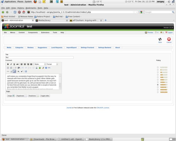 MediaLibrary - Edit Review MediaLibrary - Edit Review