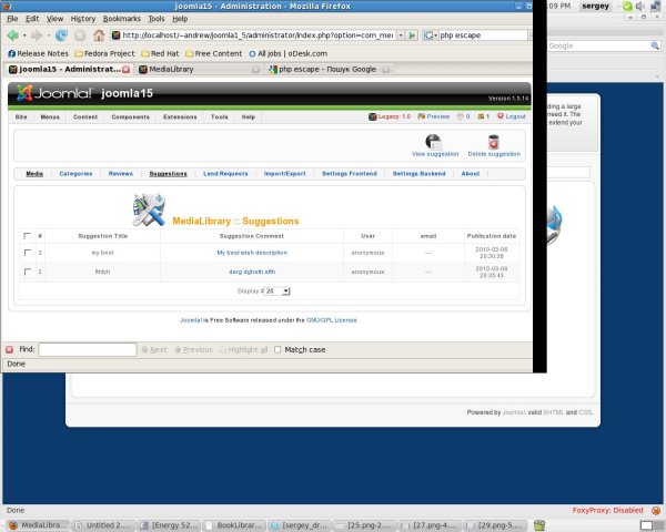 MediaLibrary - Suggestions manager MediaLibrary - Suggestions manager