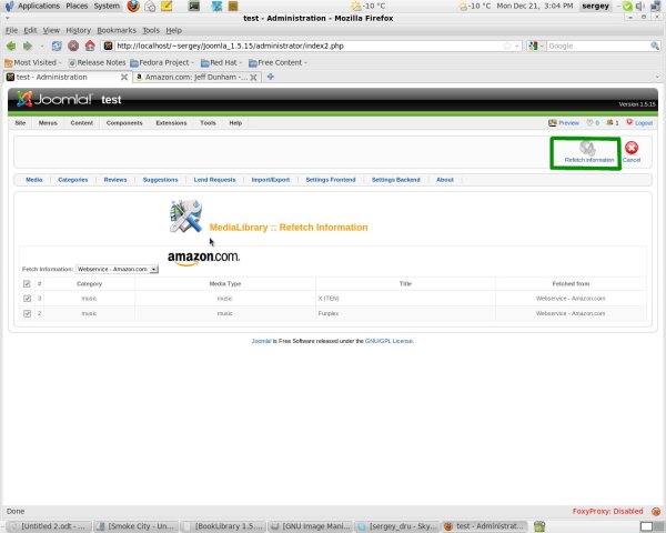 MediaLibrary - save refetch info