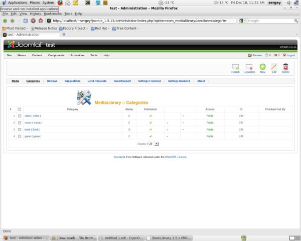 MediaLibrary – Categories Manager