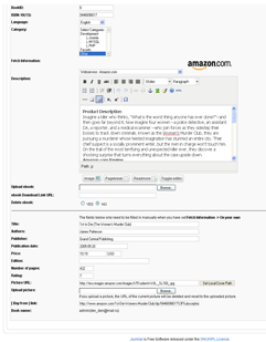 book library Joomla component