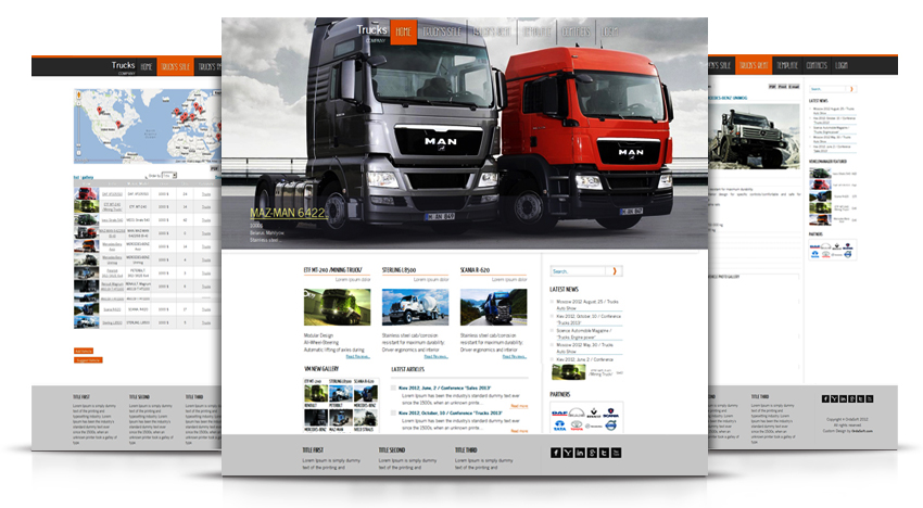Joomla Template Trucks Joomla Template Trucks, Joomla template Auto, Joomla Template
