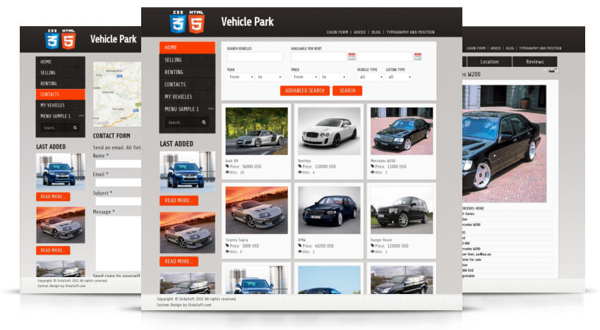 Joomla Car Template, professional Joomla Template for Auto, Car and Vehicle website